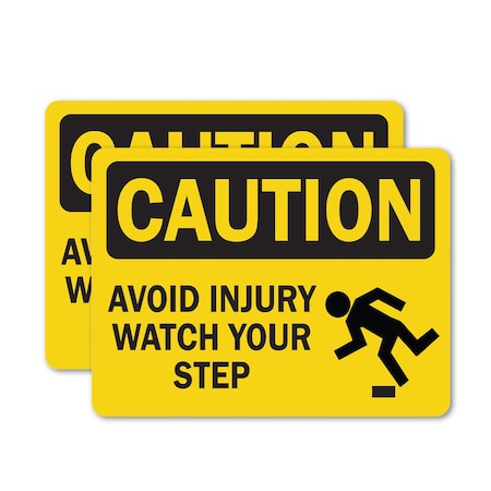 Signmission Safety Culture Sign, 24 in Width, Vinyl Decal, Rectangle OS-2PACK-CS-D-1824-L-19114